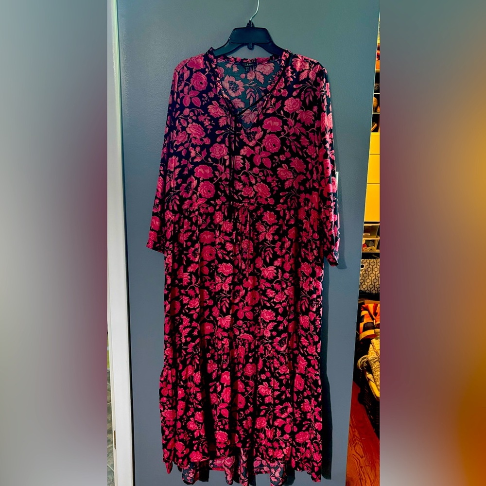Beautiful boho chic maxi dress from Lucky Brand-XL